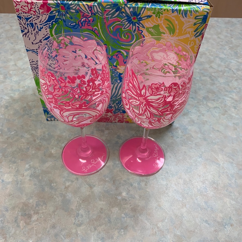 Lilly Pulitzer glasses